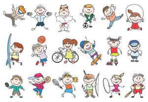 vecteur-d-activité-de-sport-d-enfants-65407712