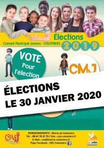 Affiche élections CMJ 2020