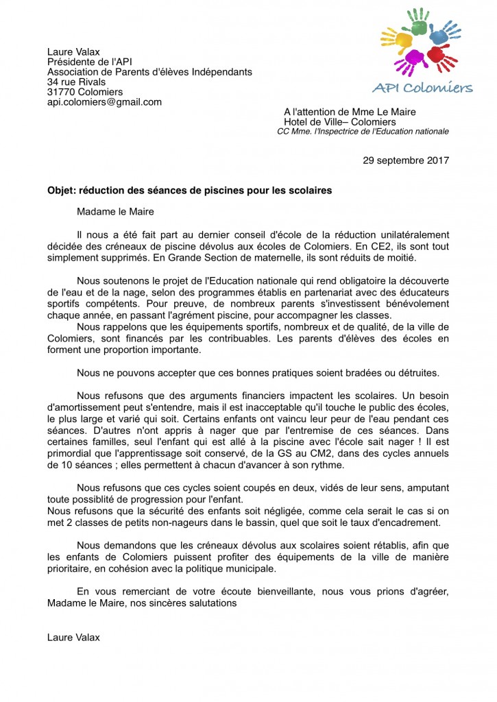 courrier piscine2
