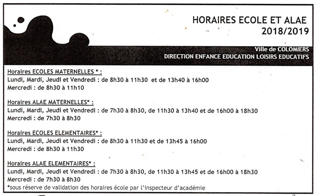 horaires139