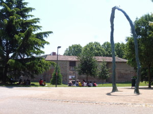 Pique-nique dans le jardin Raymond V