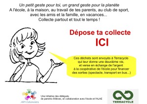 affiche point collecte