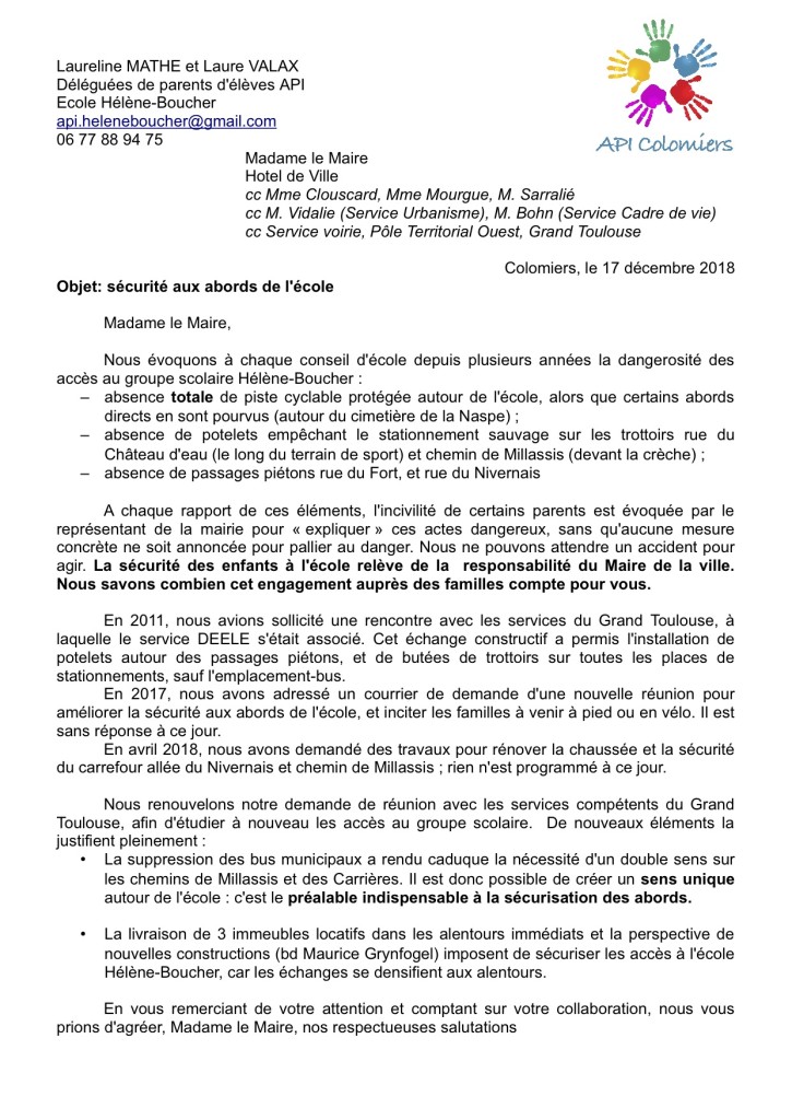 courrier sécurité 2019-1